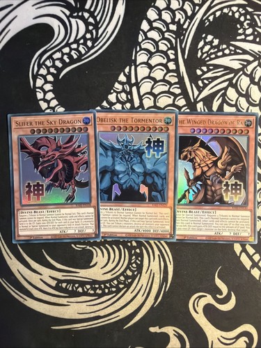 Egyptian god stamped - yu-gi-oh!,